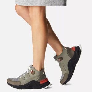 Sorel Kinetic RNEGD Caribou Boot Olive Grey Black